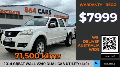 2014 GREAT WALL V240 (4x2) DUAL CAB UTILITY K2 MY11 for sale in Brisbane Inner City